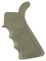 HOGUE AR-15 BEAVERTAIL GRIP - W/FINGER GROOVES OD GREEN