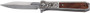 S&W KNIFE UNWAVERED SPRING AST - 3.5" SS/ROSEWOOD ENGRV DAGGER
