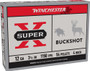 WINCHESTER SUPER-X 12GA 3.5" - #4 BUCK 54 PELLETS 5RD 50BX/CS