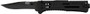 SOG KNIFE SLIM JIM BLACK TINI - BLACK CLIP POINT 3.18" BLADE