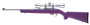 HOGUE STOCK RUGER 10/22 - STANDARD WEIGHT BARREL PURPLE
