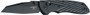 HOGUE DEKA 3.25" ABLE LCK FLDR - WHARNCLIFFE G-10 FRME BLACK