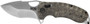 SOG KNIFE KIKU XR SATIN - 3" PLAIN EDGE SATIN/GRAY