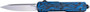 HOGUE COUNTERSTRIKE AUTO 3.35" - OTF DROP POINT G10 COVER BLUE
