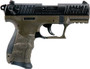 WALTHER P22 CA MILITARY 22LR - 3.42" AS 10-SHOT OD GREEN