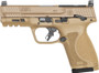 S&W M&P9 M2.0 COMPACT 9MM 4" - 10-SH OPTICS READY SAFETY FDE