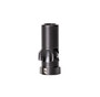 Rugged Suppressors OA006 3 Lug Adapter  9mm Luger 5/8"-24 tpi Threads, Black