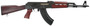 Zastava Arms Usa ZR7762SR ZPAPM70  7.62x39mm 30+1 16.30" Black Chrome Lined Steel Barrel, Black Serbian Red Wood Handguard, Serbian Red Wood Fixed Stock, Serbian Red Wood Grip