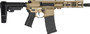 CMMG 30AF20ACT Banshee Mk4 300 Blackout 30+1 8" Black Nitride Threaded Barrel, M-LOK Handguard, Coyote Tan Cerakote Aluminum Receiver w/Picatinny Rail, Black Polymer CMMG RipBrace, CMMG Zeroed Grip