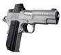 Ed Brown FX2SS FX2  45 ACP 7+1 4.25" Recessed Crown Barrel, Stainless Steel Engraved American Flag/Serrated Slide, Stainless Steel Frame, Trijicon RMRcc 3.25 MOA Sight