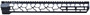Odin Works F15MLRA 15.5" Ragna M-LOK Forend  M-LOK, Black Aluminum, Mounting Hardware Included for AR-15