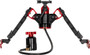 ACCU-TAC BIPOD HYB500 HYDRO - ARCA SPEC WITH REMOTE BLK/RED