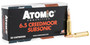 Atomic Ammunition 00482 Rifle Subsonic 6.5Creedmoor 129gr Jacket Hollow Point 20 Per Box/10 Case
