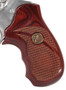 PACHMAYR LAMINATED WOOD GRIPS - RUGER SP101 ROSEWOOD CHECKERED