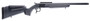 CVA CR4446 Scout  Compact 300 Blackout 1rd 16.50" Blued Threaded Barrel, Blued Picatinny Rail Receiver, Stealth Gray Fixed Synthetic Stock