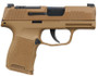 SIG P365 MIC COMP 9MM 3.1" - XRAY3 OPT RDY (2)10RD COYOTE