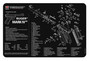 TekMat TEKR17RUGERMK4 Ruger Mark IV Cleaning Mat Black/White Rubber 11"x17" Ruger Mark IV Parts Diagram