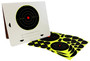 Birchwood Casey 34208 Shoot-N-C Reactive Target Variety Pack Self-Adhesive Paper Black/Yellow Bullseye 4 Pack