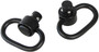 Bulldog BD884 Deluxe Push Button Swivel Black 1.25" Steel