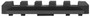Aim Sports MLRS1 5 Slot Picatinny M-Lok Rail Section  Black Anodized