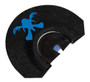 Primos PS1244 Hook Hunter Hooks Diaphragm Call Attracts Turkeys, Triple Reeds (1 Latex/2 Prophylactic), Black