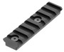 UTG Pro MTURS04M 3.14" KeyMod Picatinny Rail Section 8 Slots  Black Anodized