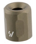 Strike BCTPFDE Barrel Thread Protector  223 Rem/5.56x45mm NATO AR Platform Flat Dark Earth Aluminum 1/2"-28 tpi