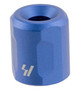 Strike BCTPBLU Barrel Thread Protector  223 Rem/5.56x45mm NATO AR Platform Blue Anodized Aluminum 1/2"-28 tpi