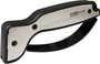 AccuSharp 040C Pro Sharpener Fixed Diamond Tungsten Carbide Sharpener Black/Silver Aluminum/Overmolded Rubber