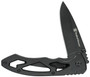 Uncle Henry CK400LCP Skeletonized  Large 3" Folding Drop Point Plain Stainless Steel Blade 4.40" Handle Includes Pocket Clip