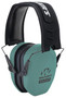 Walker's GWPRSMPASTL Razor Slim Passive Muff 27 dB Over the Head Teal/Black Polymer