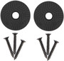 Allen 5649 Disc Gun & Tool Magnet Set Black Metal Screw On 2 pk