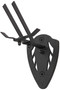Allen 7227 EZ Mount Skull Hanger Wall Mount Small/Mid-Size Game Black Steel Includes Mounting Hardware