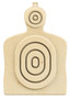 Birchwood Casey 3DTGTBTT Torso Target  31.25" H x 21.25" W x 1" D 3D Bullseye Tan 3 Per Pack