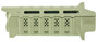 Strike STRIKEHGCFD Viper Carbine Length Handguard AR-Platform Flat Dark Earth, Black Inserts Polymer