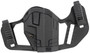 Uncle Mike's 79077 Apparition  IWB/OWB Belt Clip Mount Compatible w/Glock 43/43X/Springfield Hellcat Black Polymer Ambidextrous