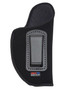 GrovTec US Inc GTHL14101R Inside The Pants  IWB Size 01 Black Suede Belt Clip Fits Med Semi-Auto 3-4" Barrel Right Hand