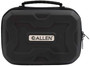 Allen 829 EXO  Handgun Case Black Polymer, Molded Carry Handle, Egg Crate Foam & Lockable Zippers 9" x 6.25" Interior Dimensions