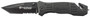 Smith & Wesson Knives SWFR2SCP Extreme Ops  3.30" Folding Tanto Part Serrated Stainless Steel Blade 4.70" Black Includes Pocket Clip