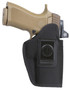 1791 Gunleather PNIWB5BLKL Premium Nylon  IWB Size 05 Black Ballistic Nylon Clip-On Left Hand