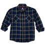 Hornady Gear 32204 Flannel Shirt  XL Navy/Black/Gray,  Cotton/Polyester, Relaxed Fit Button Up