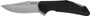 Kershaw 1370 Camshaft  EDC 3" Folding Clip Point Plain Stonewashed 4Cr14 Blade, Black GFN Handle
