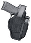 Uncle Mike's 70010 Sidekick Hip Holster IWB/OWB Size 01 Black Kodra Nylon Belt Clip Fits Medium Autos Fits 3-4" Barrel Belt 2.25" Wide Includes Adjustment Tool Ambidextrous