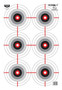 Birchwood Casey 37063 EZE-Scorer  Bullseye Paper 12" x 18" Black/White Pkg of 100