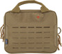 Tac Six 10816 Crew Tactical Pistol Case Coyote 600D Polyester 2 Handguns