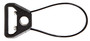 Blue Force Gear UWLPBP275BK UWL  Black 2.75" Push Button Nylon/Stainless Steel
