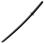 Cold Steel CS92BKKC Bokken Training Sword 30" Fixed Plain Black Polypropylene Blade 11.50" Black Imitation Cord Wrap Polypropylene Handle