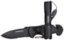 Humvee Adventure Gear HMVKCER1 Rescue Combo 3.25" Folding Spear Point Part Serrated Stainless Steel Blade Black Aluminum Handle Features Glass Breaker/Pocket Clip/Seatbelt Cutter