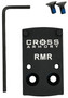 Cross Armory CRRMADAPTER  Adapter Plate Black Oxide Aluminum Compatible w/ RMR Optics