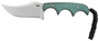 CRKT 2379 Minimalist Persian 2.76" Fixed Recurve Plain Bead Blasted 8Cr13MoV SS Blade/Green Contoured Resin Infused Fiber Handle Includes Lanyard/Sheath